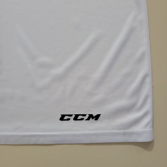 CCM 10200 Practice Hockey Jersey Youth White - Picture 9 of 12